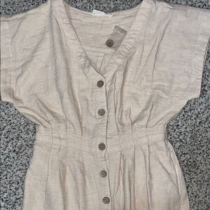 Women’s button down jumpsuit